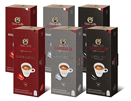 Book Cover Gran Caffè Garibaldi Nespresso compatible capsules - 60 Count (Variety Pack)