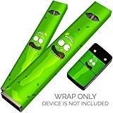 Book Cover Original Skin Decal for Pax JUUL (Wrap Only, Device is Not Included) - Protective Sticker (Pickle Rick)
