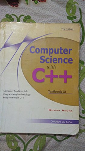 Computer science with C++ Textbook class 11 sumita Aurora 7th edition