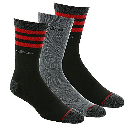 adidas Men's 3-Stripe Crew Socks (3-Pair)
