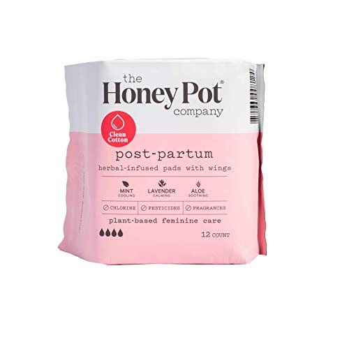 The Honey Pot Clean Cotton Postpartum Pads