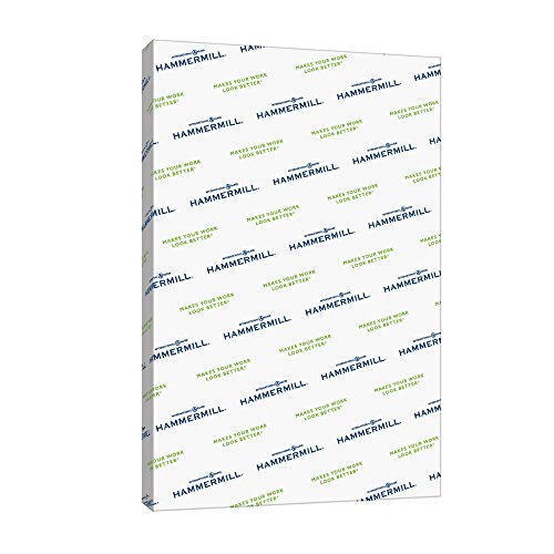 Book Cover Hammermill Paper, Premium Color Copy Cover Cardstock, 18x12 Paper, 80lb Paper, 100 Bright, 1 Pack / 250 Sheets (133200R) Heavy Paper, Card Stock White