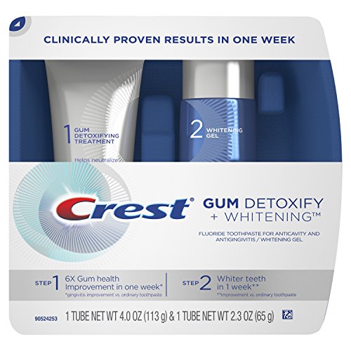 Book Cover Crest Gum Detoxify Plus Whitening 2 Step Toothpaste
