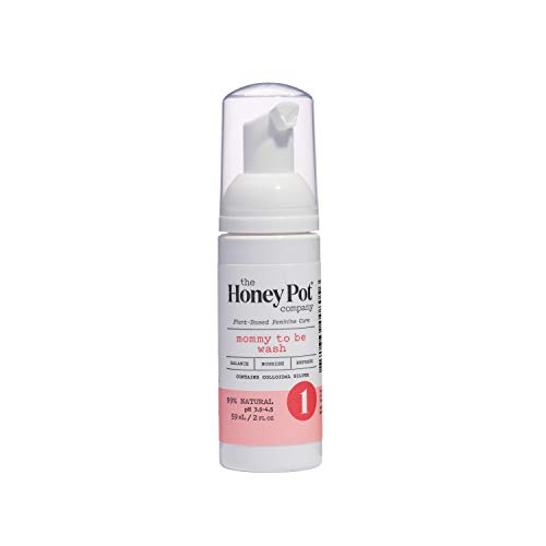 The Honey Pot Mommy-to-Be Wash Travel Size 2 Fl Oz - Natural, Herbal Feminine Wash for Travel Pack