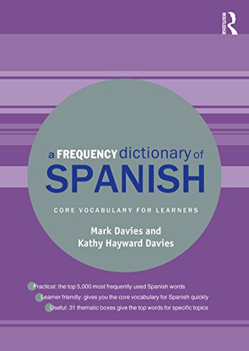 Book Cover A Frequency Dictionary of Spanish: Core Vocabulary for Learners (Routledge Frequency Dictionaries)