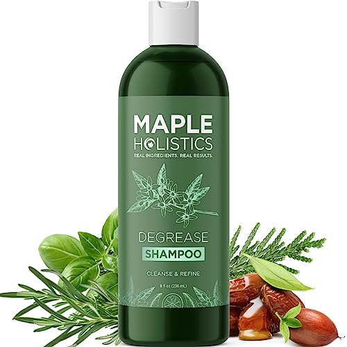 Degrease Shampoo for Oily Hair Care - Clarifying Shampoo for Oily Hair and Oily Scalp Care - Deep Cleansing Shampoo for Greasy Hair and Scalp Cleanser for Build Up with Natural Essential Oils for Hair