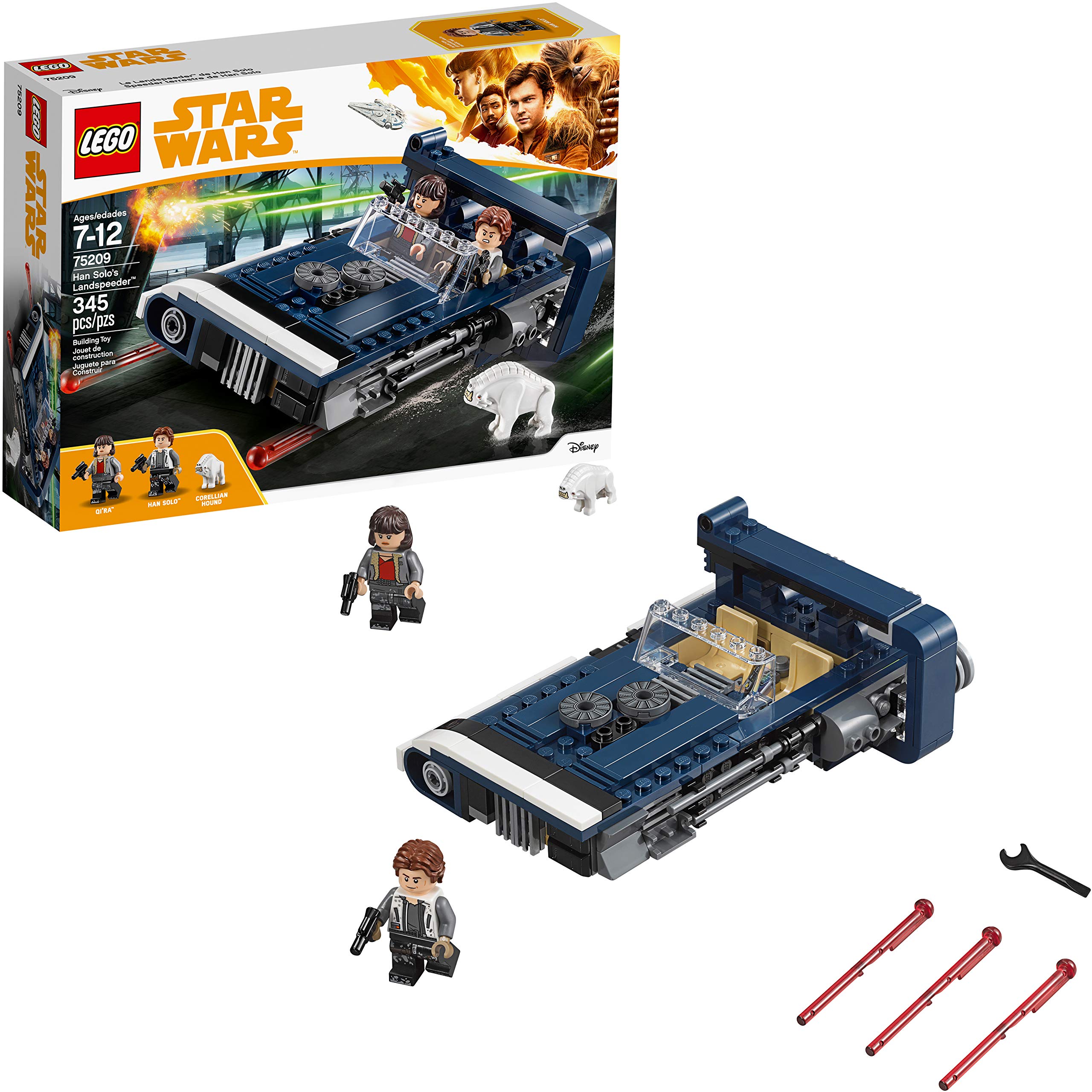 Book Cover LEGO Star Wars Solo: A Star Wars Story Han Solo’s Landspeeder 75209 Building Kit (345 Piece) (Discontinued by Manufacturer)