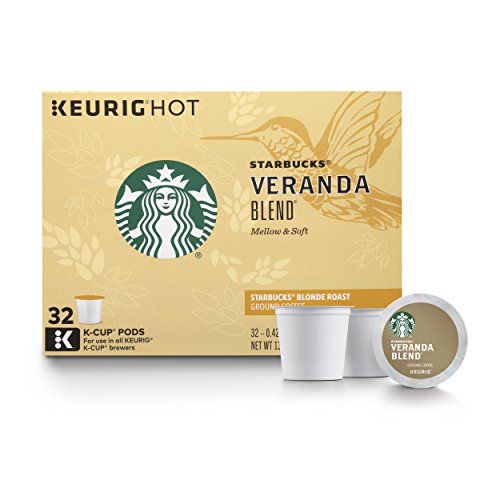 Book Cover Starbucks Veranda Blend Blonde Roast Single Cup Coffee for Keurig Brewers, 1 box of 32 (32 total K-Cup pods)