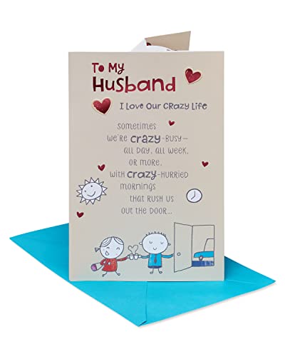 American Greetings Pop Up Birthday Card for Husband (Crazy Life)