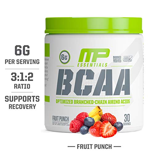 Book Cover MP Essentials BCAA Powder, 6 Grams of BCAA Amino Acids, Post-Workout Recovery Drink for Muscle Recovery and Muscle Building, Valine Powder, BCCA Post-Workout, Fruit Punch, 30 Servings