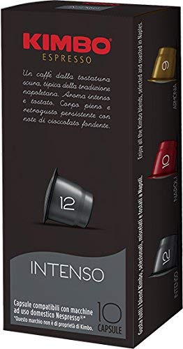 Book Cover 4 Boxes of Kimbo Intenso Nespresso Capsules
