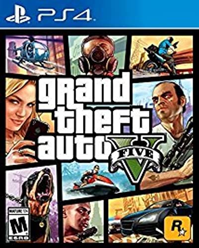 Book Cover Grand Theft Auto 5 PS4 - PlayStation 4