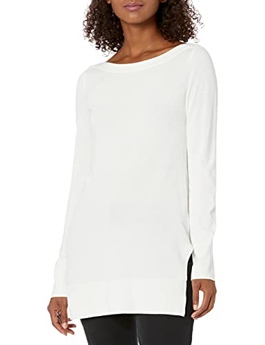 Amazon Brand - Lark & Ro Women's Boatneck Tunic Sweater