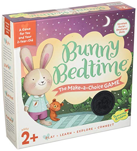 Book Cover Peaceable Kingdom Bunny Bedtime The Make a Choice Game for You and Your 2 Year Old