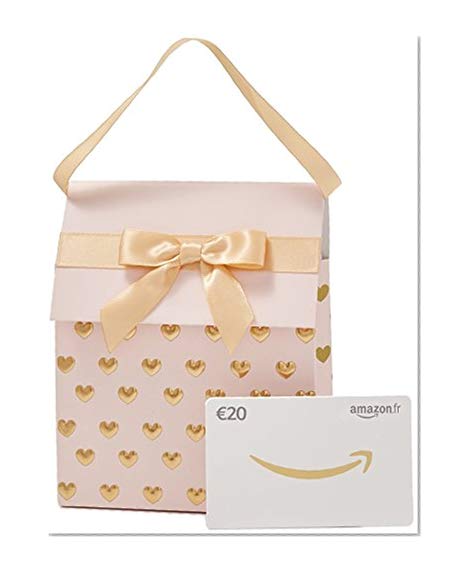 Carte cadeau Amazon.fr  -€20 - Dans un Sac cadeau rose et doré