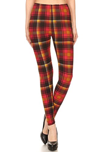 iZZYZX Women's Colorful Novelty Pattern Printed Leggings for Regular Plus 3 X 5X - Buttery Soft Fabric
