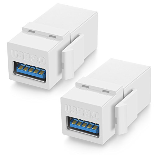USB 3.0 Keystone Jack Inserts (2 Pack)