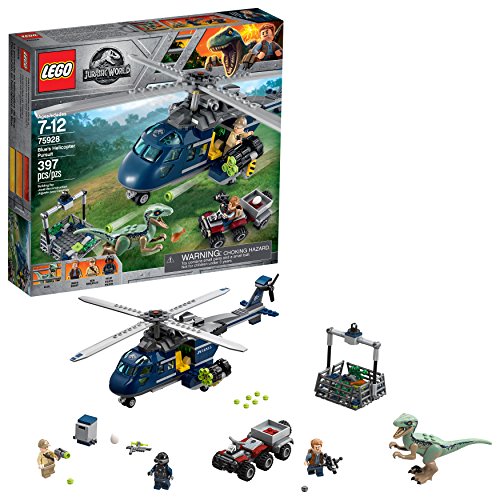 Book Cover LEGO Jurassic World Blue's Helicopter Pursuit 75928 (397 pieces)