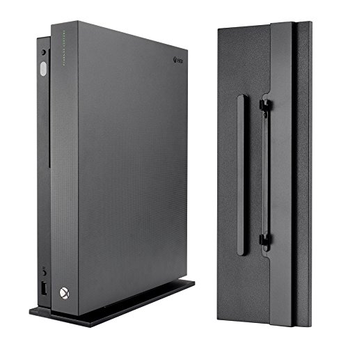 Book Cover eXtremeRate Vertical Console Stand for Xbox One X - Black