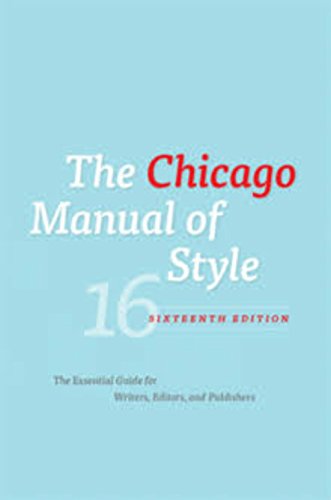 The Chicago Manual of Style(All Parts)