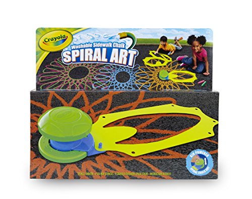 Crayola Washable Sidewalk Chalk Spiral Art Kit, 12Piece, Outdoor Toy, Gift for Kids