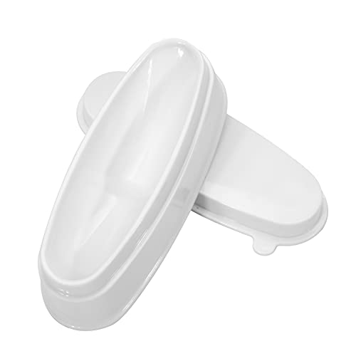 Ownsig Nail Dip Container French Nail Dipping Powder Jar Tray Nail Line Mold PVC French Tray Manicure Mould DIY Nail Art Tool for Smile Lines