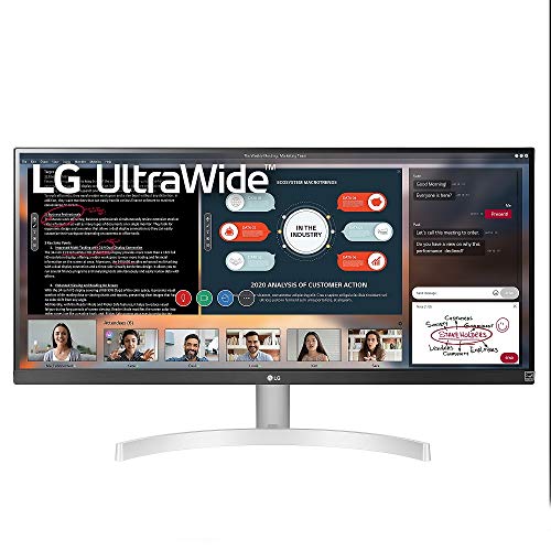 LG 29WK600-W 29" UltraWide 21:9 WFHD (2560 x 1080) IPS Monitor with HDR10 and FreeSync, Black