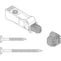 Blum 971A9700.22x10 971A BLUMOTION Cabinet Soft Close Polybag Kit for Doors, Nickel Finish (Pack of 10)
