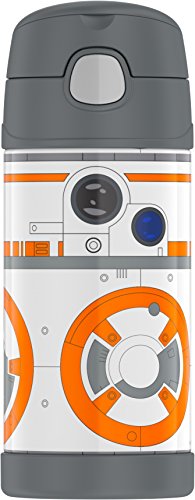 Book Cover Thermos Funtainer 12 Ounce Bottle, BB-8