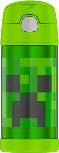 Book Cover Thermos Funtainer 12 Ounce Bottle, Minecraft