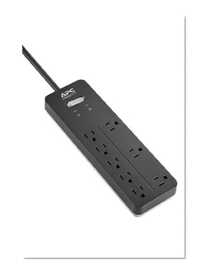 APC 8-Outlet Surge Protector Power Strip 2160 Joules, SurgeArrest Home/Office (PH8)
