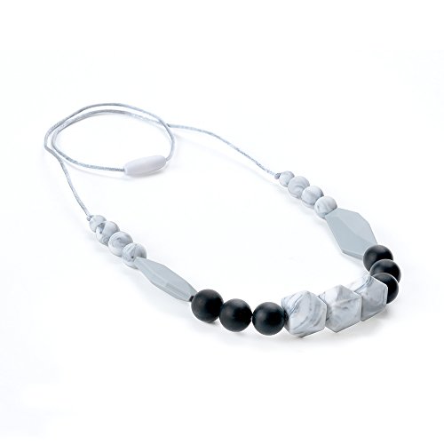 Lofca Teething Necklace Baby Silicone Teether Nursing Necklace for Mom Safe Toys for Teeth