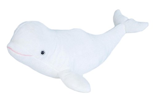Book Cover Wild Republic Beluga Whale Plush, Stuffed Animal, Plush Toy, Gifts for Kids, Cuddlekins, 21 inches