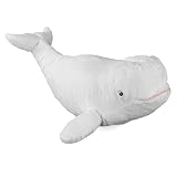Wild Republic Beluga Whale Plush, Stuffed Animal, Plush Toy, Gifts for Kids, Cuddlekins, 21 inches