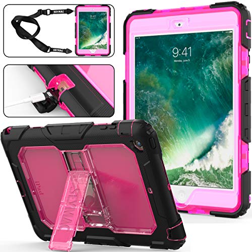 SEYMAC stock Case for iPad Mini 1/2/ 3 (Rose/Black)