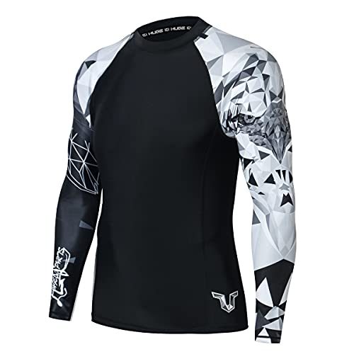 Book Cover HUGE SPORTS Wildling Series UV Protection Quick Dry Compression Rash Guard