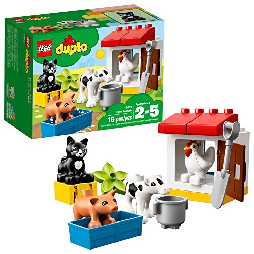 Book Cover LEGO DUPLO Town Farm Animals 10870 Building Blocks (16 Pieces)
