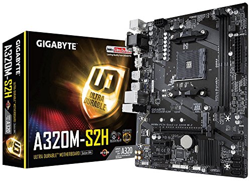 Giga-Byte Ga-a320 m-s2h Am4 A320 mATX SND + LN + U3.1 SATA 6 Go/s DDR4 en