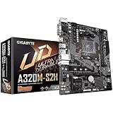 Gigabyte GA-A320M-S2H AMD A320 Socket AM4 microATX Motherboard (DDR4-SDRAM, DIMM, 2133,2400,2667,2933,3200 MHz, Dual, 32GB, AMD)