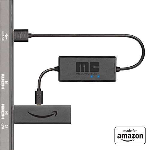 Book Cover Made for Amazon, USB Power Cable (Eliminates the Need for AC Adapter)