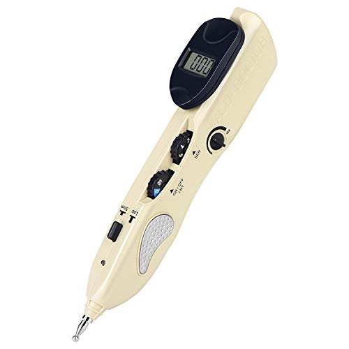Book Cover iVOLCONN Acupuncture Pen with Trigger Point Chart Cordless Rechargeable Electronic Acupuncture Meridian Energy Pen Pain Management