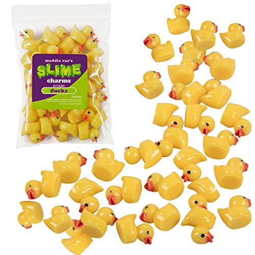 Book Cover SCS Direct Maddie Rae's Slime Charms, Ducks 25 pcs of Slime Beads