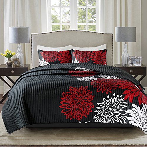Book Cover Comfort Spaces Enya 3 Piece All Season, Lightweight Coverlet, Cozy Bedding, Matching Shams, Decorative Pillows, Full/Queen(90