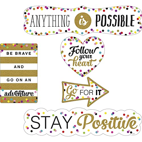 Teacher Confetti Positive Sayings Clingy Thingies Accents