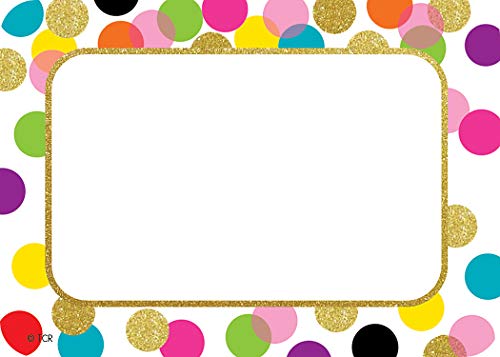 Confetti Name Tags/Labels