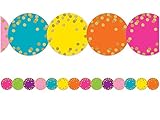 Teacher Created Resources 3571 Confetti Circles Die-Cut Border Trim