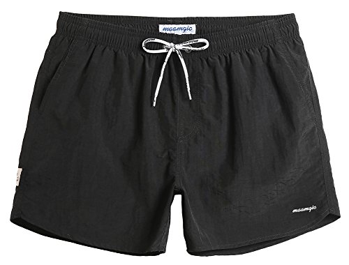 maamgic Mens Swim Trunks 5" with Mesh Lining Quick Dry Bathing Suits for Men Swim Shorts Swimwear