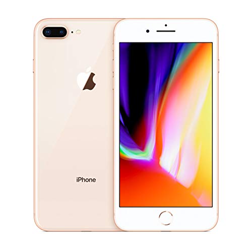 Book Cover Apple iPhone 8 Plus a1897 Gold 64GB GSM Unlocked (Renewed)