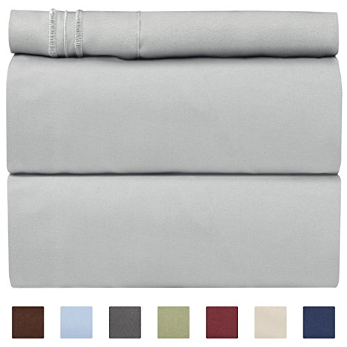 Twin XL Sheet Set - 3 Piece - College Dorm Room Bed Sheets - Hotel Luxury Bed Sheets - Extra Soft Sheets - Deep Pockets - Easy Fit - Breathable & Cooling Sheets - Bed Sheets - Twin - Twin XL Bed Sheet