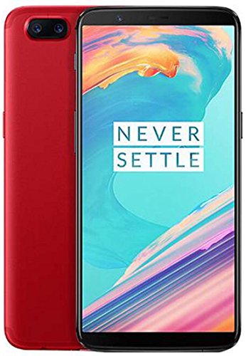 OnePlus 5T A5010 128GB Red, Dual Sim, 6.01", 8GB RAM, GSM Unlocked International Model, No Warranty